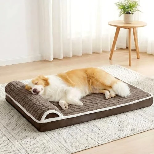 Large Orthopedic Dog Bed — Taupe