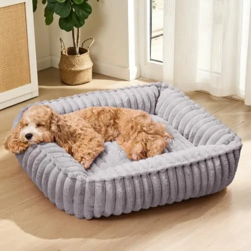 Calming Rectangle Dog Bed — for small 24''x20''