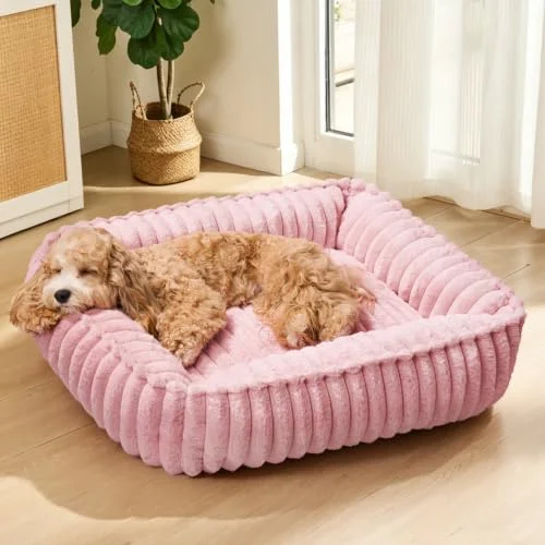Calming Rectangle Dog Bed — for small 24''x20''